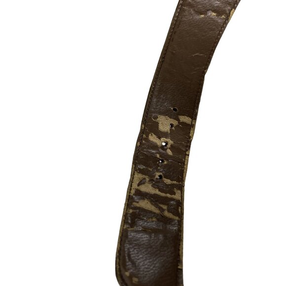 Lord & Taylor Classic Preppy Regencycore Women Suede Ankle Strap Heels 9M Brown - Picture 15 of 16